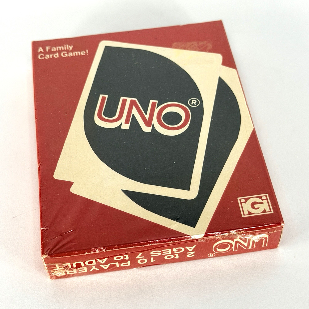 Vintage Sealed 1979 UNO Playing Card Game International Games Inc NEW Sealed
